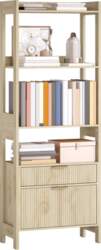Tall bookshelf, storage unit with 4