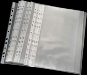 Thicken 100 Sheets Transparent Plastic Punched