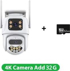 Three Lens Three Screen WiFi Camera