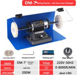 Variable Speed Double-Headed Polishing Machine for