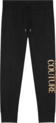 Versace Gold Logo Printed Drawstring Long