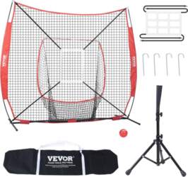VEVOR 7x7 ft Baseball Softball Practice