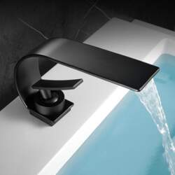 Waterfall C-Bend Hot & Cold Faucet