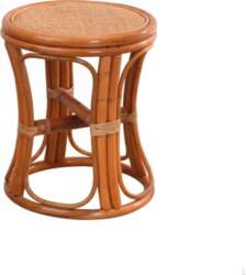 Woven Drum Stool MultiFunctional Backless Seat