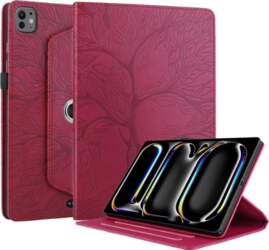 360 Rotating Magnetic Leather Tree Case
