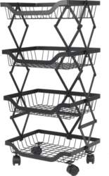 3/4/5 Layers Folding Storage Rack Movable
