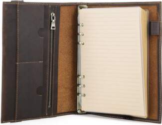 A5 Retro Notebook Soft Leather Padfolio