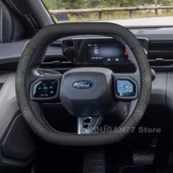 Ādas Automašīnas Stūresrata Pārvalks priekš Ford