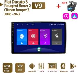 Android automašīnas radio priekš Fiat Ducato