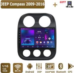 Android Carplay automašīnas radio priekš JEEP