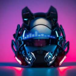 APP Cyberpunk Maska LED Custom Con