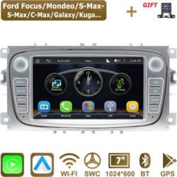 Auto radio 2 DIN, 7 collas