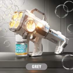 Automatic Bubble Gun LED Light Electric