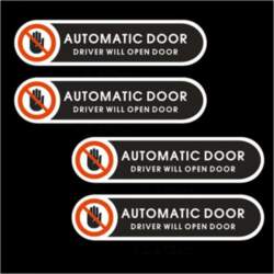 Automatic Door Sticker Driver Will Open