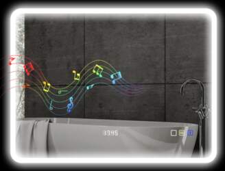 Bathroom Mirror With LED Light 80x60