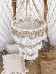 Boho MACRAME chandelier 30x80