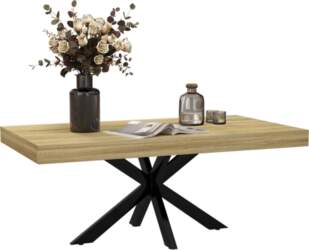 Bold Rustic Block Coffee Table -