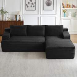 Boneless Sofa, L-shaped Cloud Corner Sofa