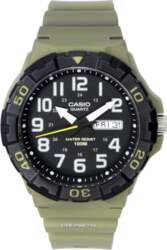 Casio Analog Resin Strap Black Dial