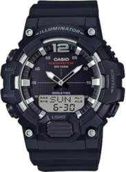 Casio - Black Silicone Strap, Black