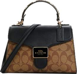 Coach Pepper 22 Classic Monogram Flap