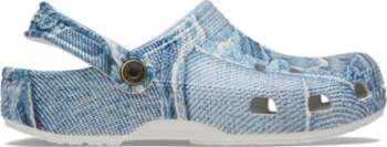 Crocs Unisex Classic Denim Clogs Lde