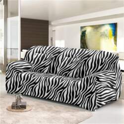 Dīvāns Elastīgs Dīvāns Izvēršams Zebra Daļiņu