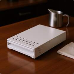 Drawer Espresso Coffee Grounds Container Rectangular