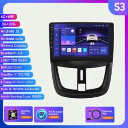 DSP IPS Android 12 automašīnas radio
