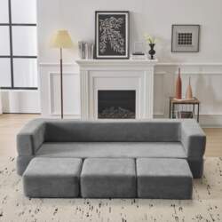 Ebern Designs Convertible Sofa Set with