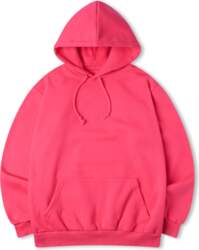Essential Regular Fleece-Lined Hooded Sweatshirt Deep