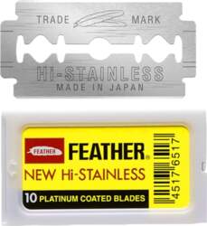 Feather Double Edge Blades, 10 Count