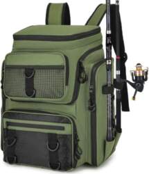 Fish Tackle Lure Organizer Storage Backpack