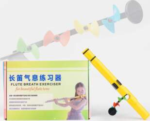 Flute Breath Control Training Device for