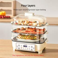 Four Layer Large Capacity Steam Pot