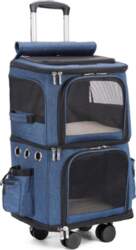 Hanbang Double-Layer Foldable Pet Trolley Bag