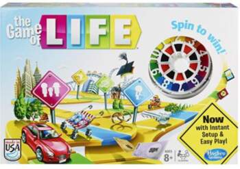 Hasbro Spēle  Dzīve  Angļu izdevums yellow