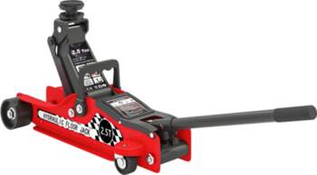 Hydraulic jack, extra flat trolley jack