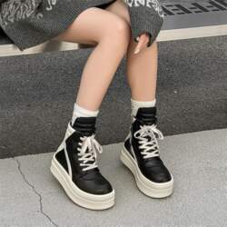 Inverted Triangle Black And White Double-Layer