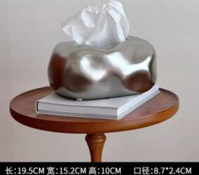 Irregular Ceramic Tissue Box At Home