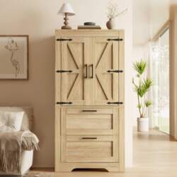 Kitchen cabinet with 2 drawers and