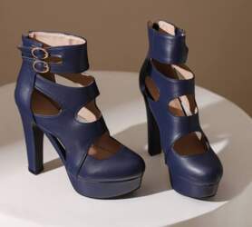 Krazing Pot Polyurethane Super High Heels