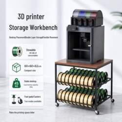 Kustīgs 3D printera galds ar vietu