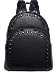 Leather backpack, new college style large-capacity