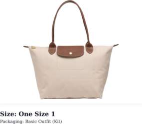 LONGCHAMP Le Pliage Canvas Shoulder Bag