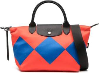 Longchamp Le Pliage Diamond Pattern Embossed