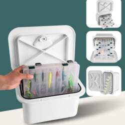 Marine Deck Storage Box Container White