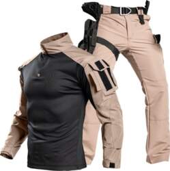 Mens Tactical Combat Uniform Set Long