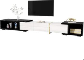 Meuble TV moderne, longueur variable (140-260
