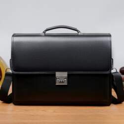 Multi-compartment Men`s Computer Portable Password Lock